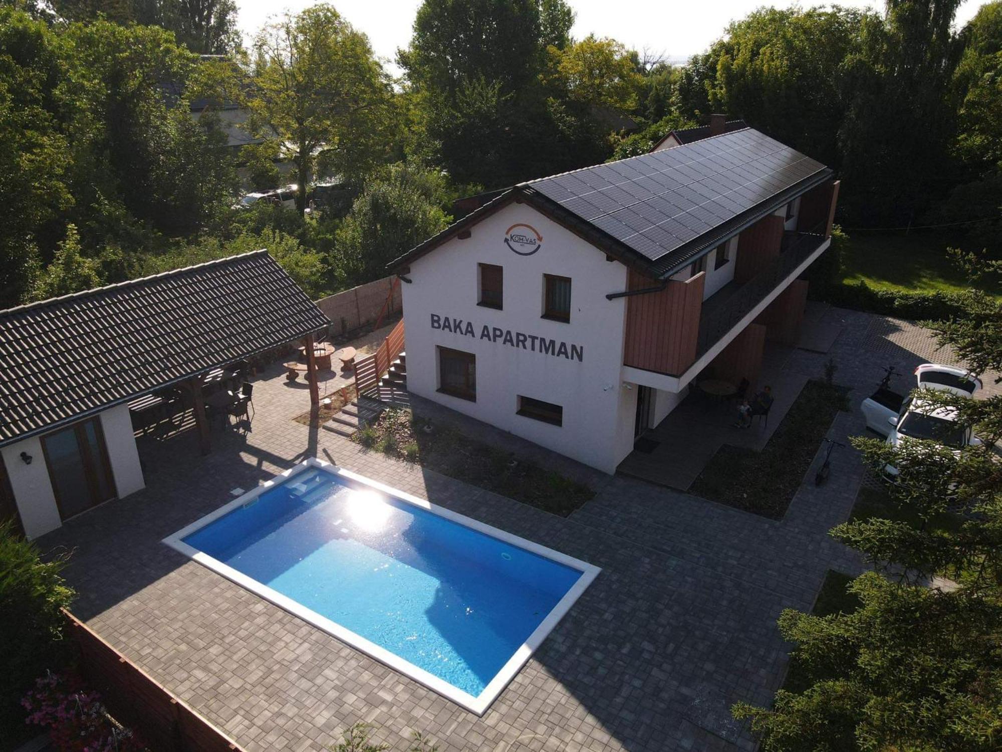 Baka Apartman Ábrahámhegy Dış mekan fotoğraf